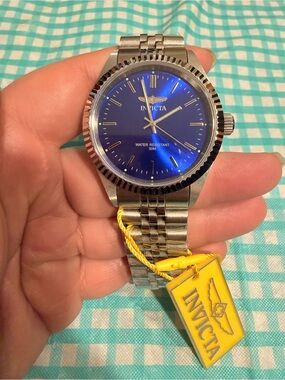 Invicta Specialty Men's Watch - 43mm, Steel, Beautiful Deep Blue Dial (29375)